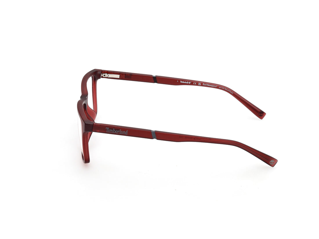 Occhiali da vista timberland tb1840-h 067 rojo rectangular masculino taglia 55mm - Vista dettagliata
