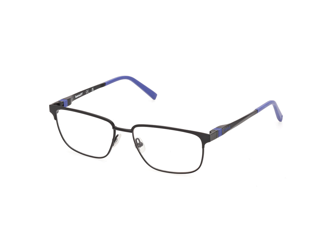 Prescription glasses timberland tb50027 002 negro rectangular masculino size 55mm - Main view