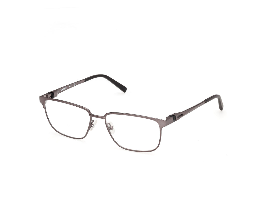 Prescription glasses timberland tb50027 009 plateado rectangular masculino size 55mm - Main view