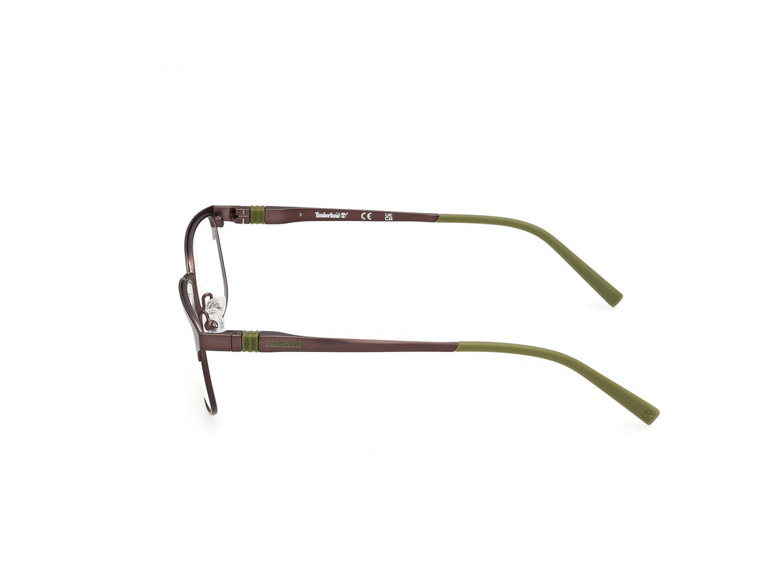 Prescription glasses timberland tb50027 049 marron rectangular masculino size 55mm - Detailed view