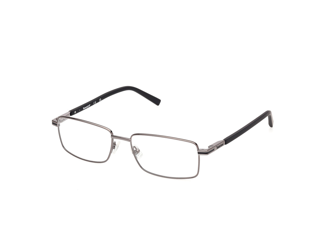 Prescription glasses timberland tb50048 008 plateado rectangular masculino size 57mm - Main view