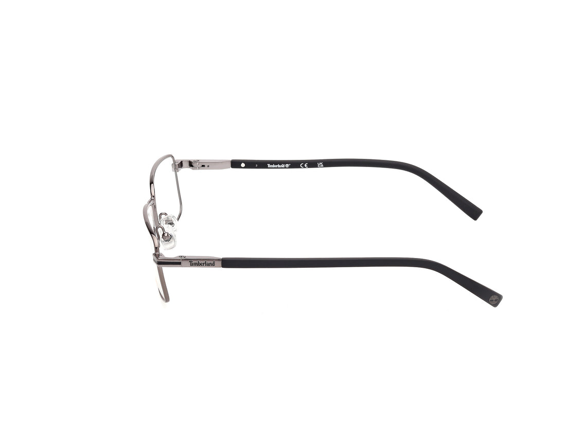 Prescription glasses timberland tb50048 008 plateado rectangular masculino size 57mm - Detailed view