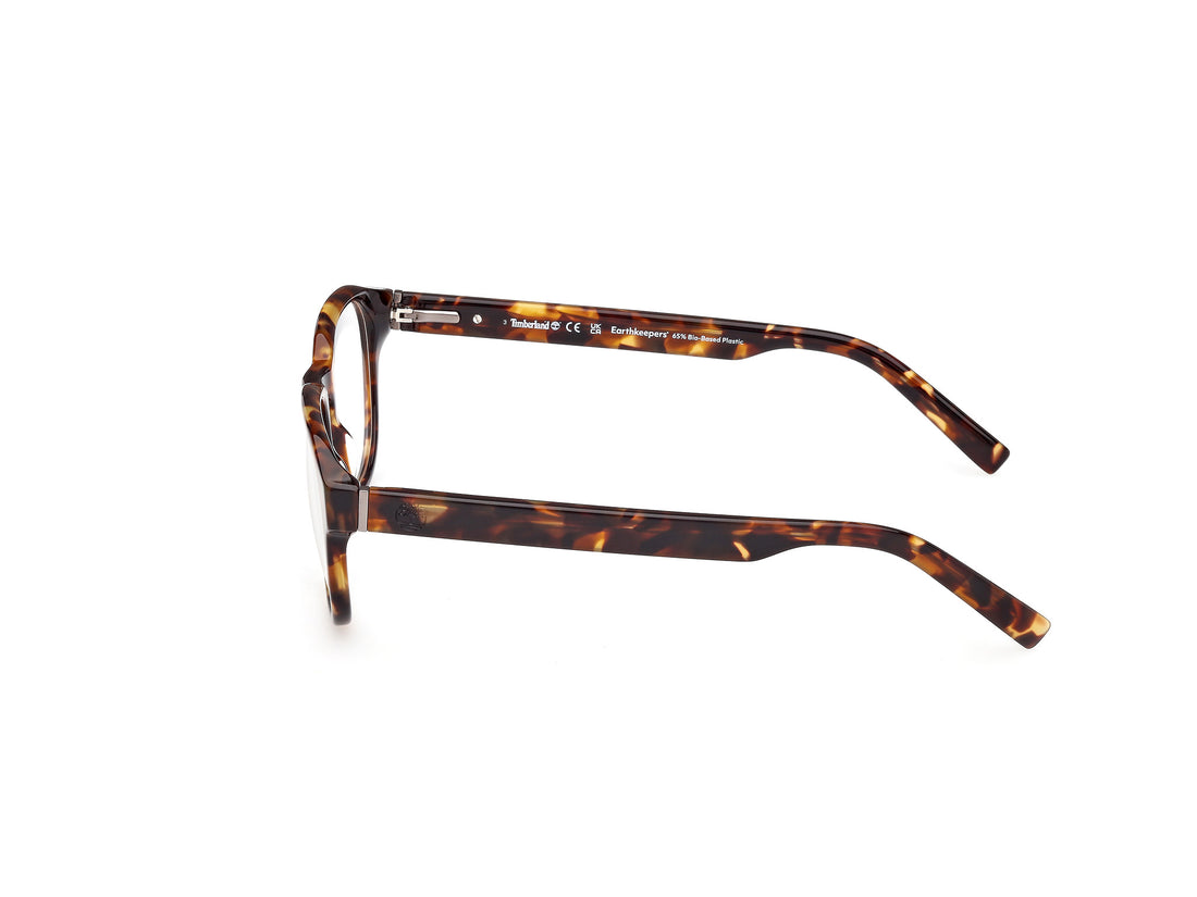 Occhiali da vista timberland tb50052 054 havana round masculino taglia 51mm - Vista dettagliata
