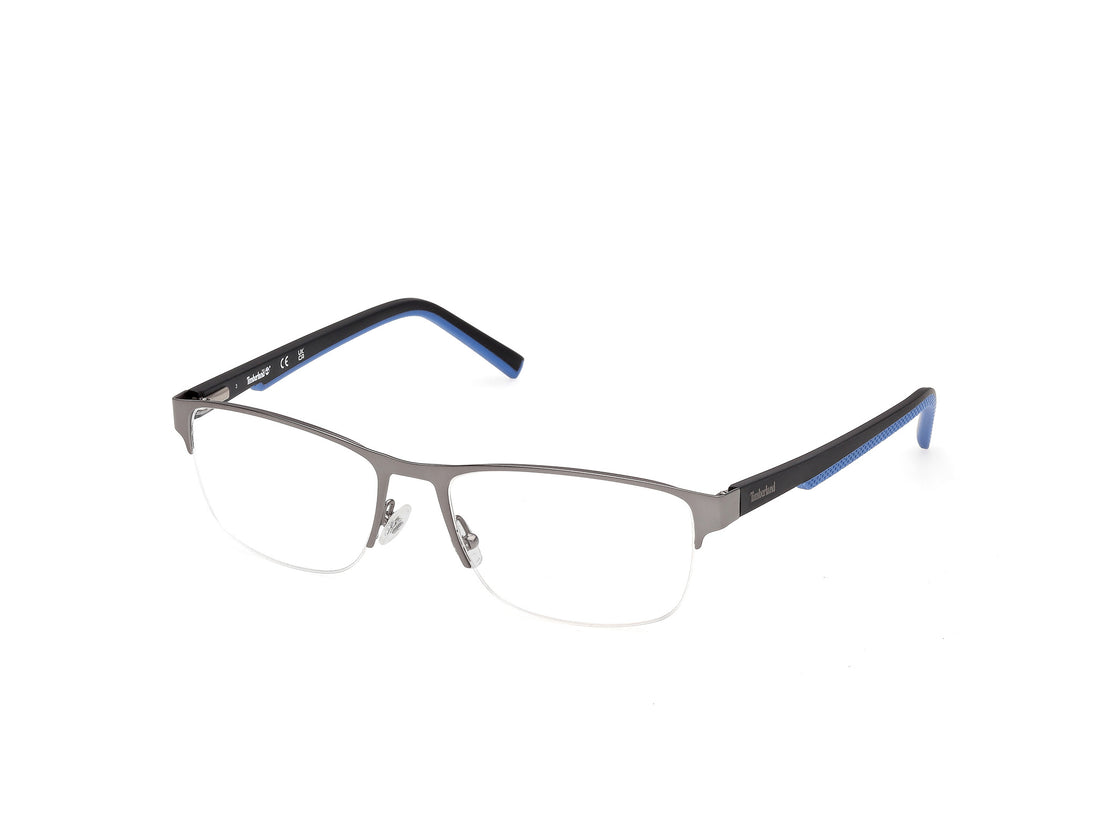 Prescription glasses timberland tb50109 009 plateado rectangular masculino size 57mm - Main view