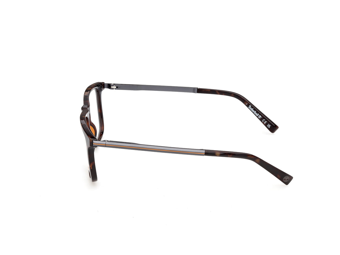 Prescription glasses timberland tb50110 052 havana rectangular masculino size 54mm - Detailed view
