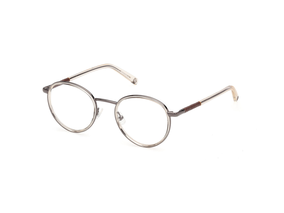 Prescription glasses timberland tb50114 027 transparente round masculino size 50mm - Main view