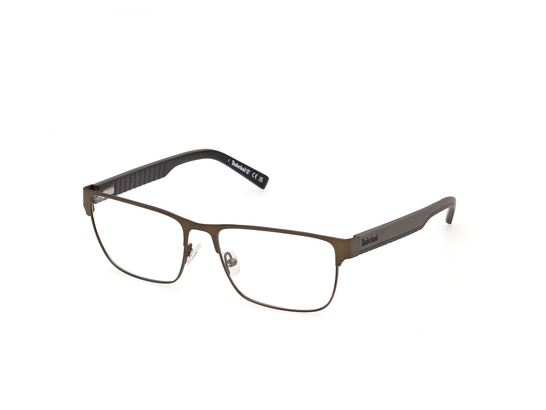 Briller timberland tb50117 097 verde rectangular masculino størrelse 55mm - Hovedvisning