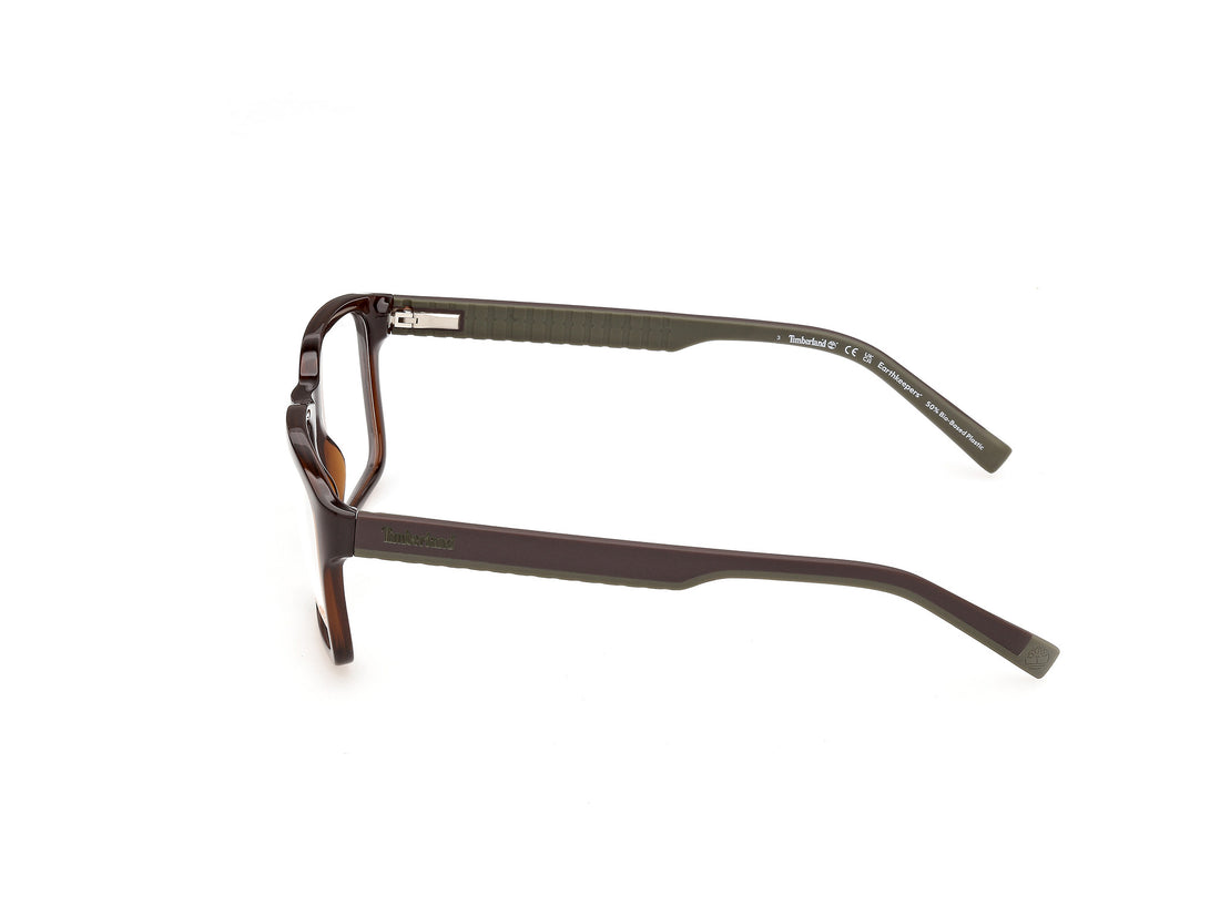 Briller timberland tb50118 048 marron rectangular masculino størrelse 55mm - Detaljeret visning