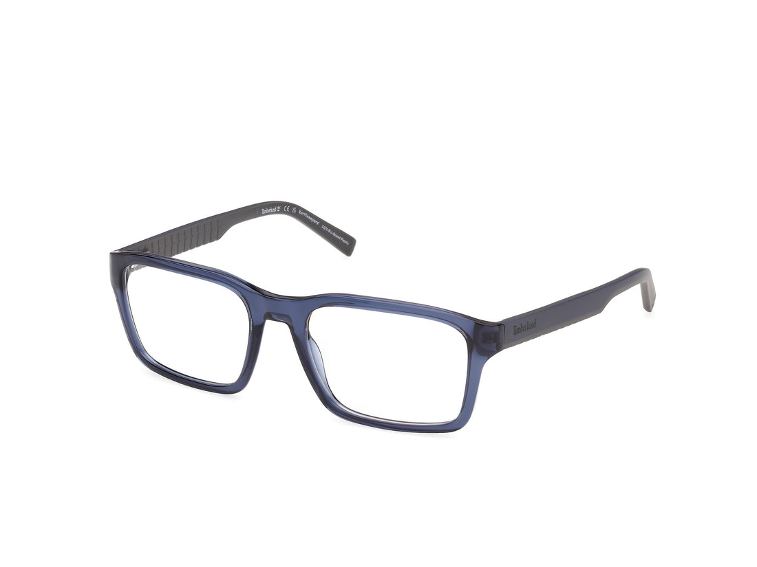 Briller timberland tb50118 090 azul rectangular masculino størrelse 55mm - Hovedvisning