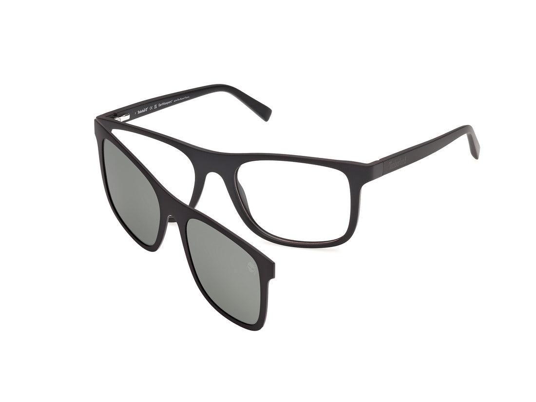 Briller timberland tb50127 002 negro rectangular masculino størrelse 56mm - Hovedvisning