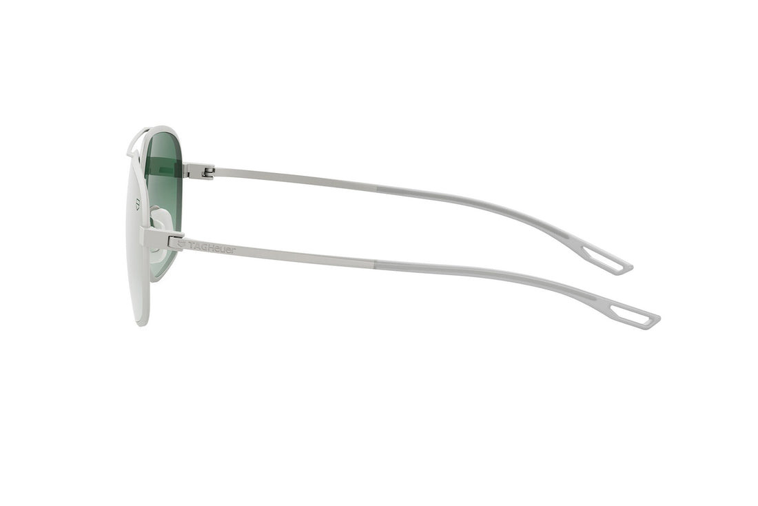 Sunglasses tag heuer jack heuer th40032u 17p silver pilot masculino size 55mm - Detailed view