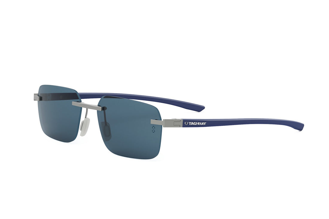 Sunglasses tag heuer essential rimless th40039u 17v silver rectangular masculino size 56mm - Main view