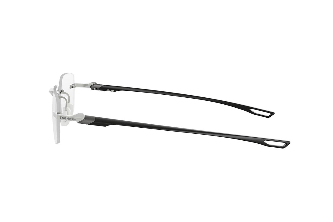 Brillen tag heuer mini vingtsept rimless th50026u 007 silver rectangular masculino größe 53mm - Detailansicht