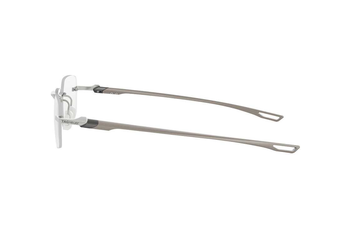 Brillen tag heuer mini vingtsept rimless th50026u 016 silver rectangular masculino größe 53mm - Detailansicht