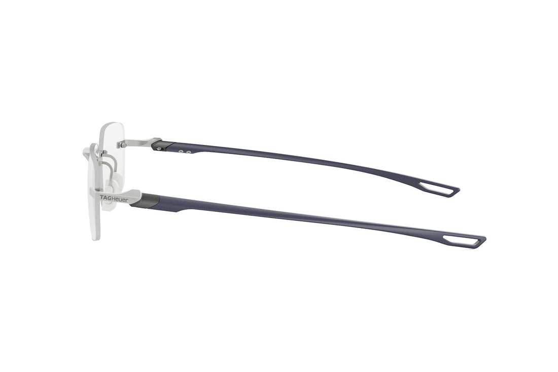 Brillen tag heuer mini vingtsept rimless th50026u 017 silver rectangular masculino größe 53mm - Detailansicht