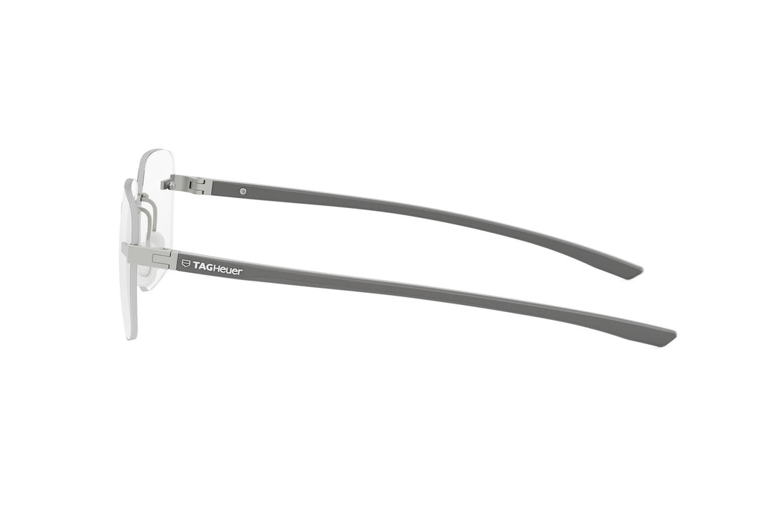 Brillen tag heuer essential rimless th50031u 017 silver rectangular masculino größe 56mm - Detailansicht