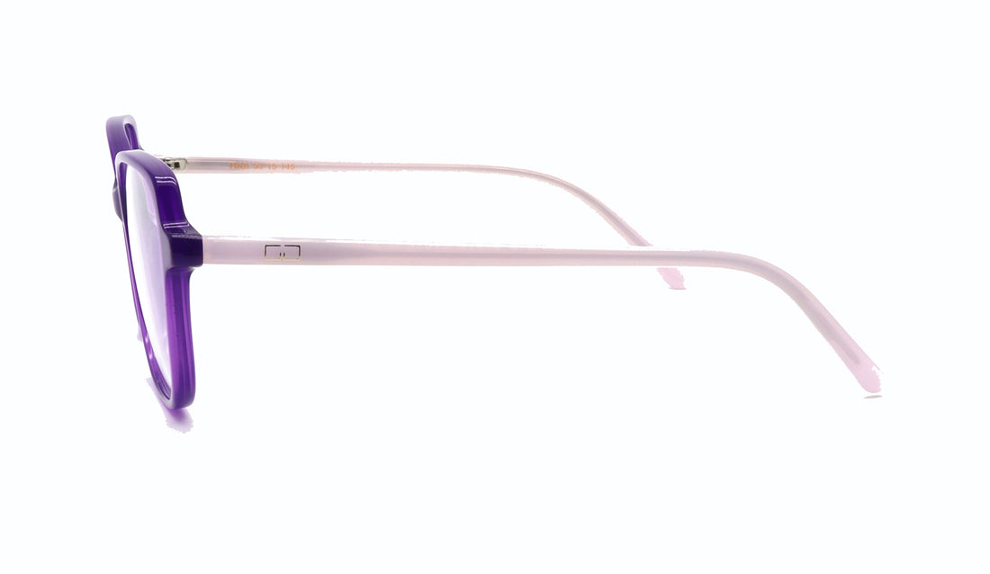 Brillen greyhounders tina c3 morado butterfly femenino größe 53mm - Detailansicht