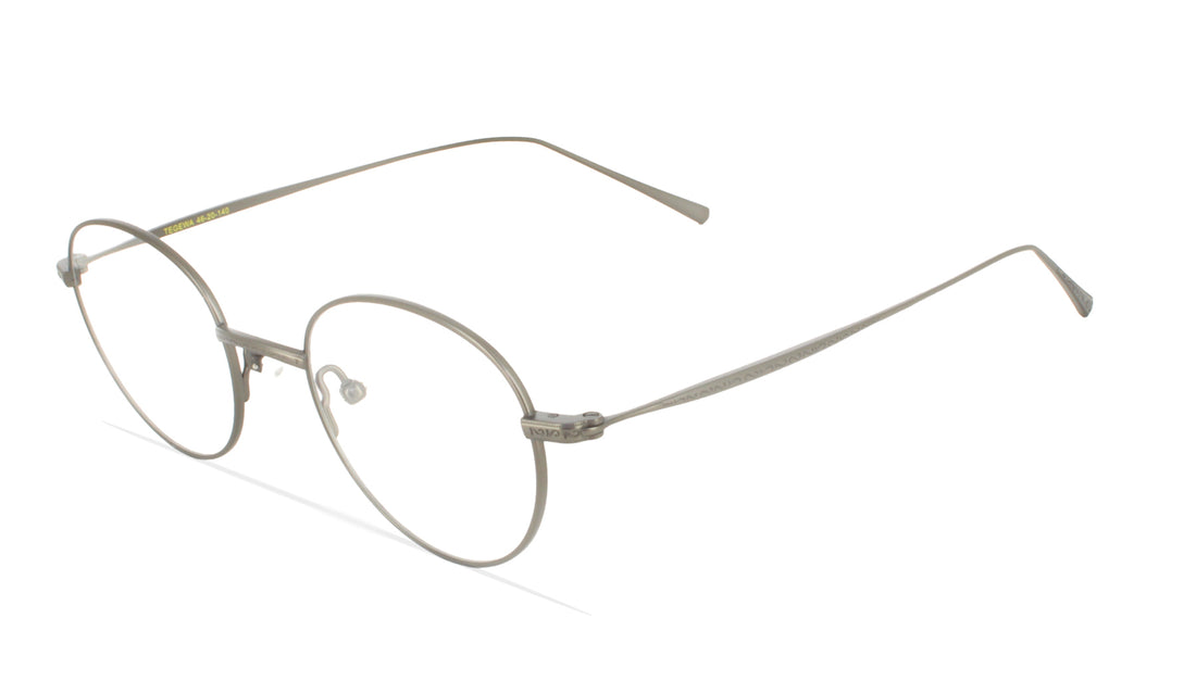 Prescription glasses greyhounders tegewa gunmetal plateado round unisex size 46mm - Main view