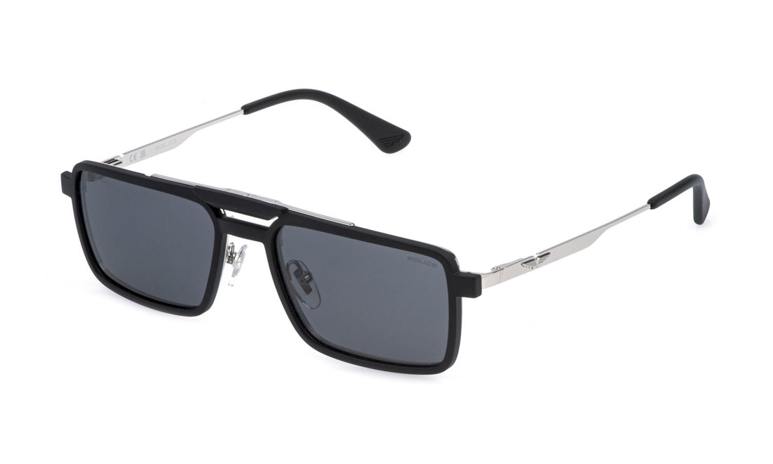 Occhiali da vista police uplr61 579p plateado square masculino taglia 55mm - Vista principale