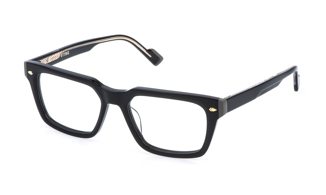 Occhiali da vista sting ust547 700p negro square masculino taglia 54mm - Vista principale