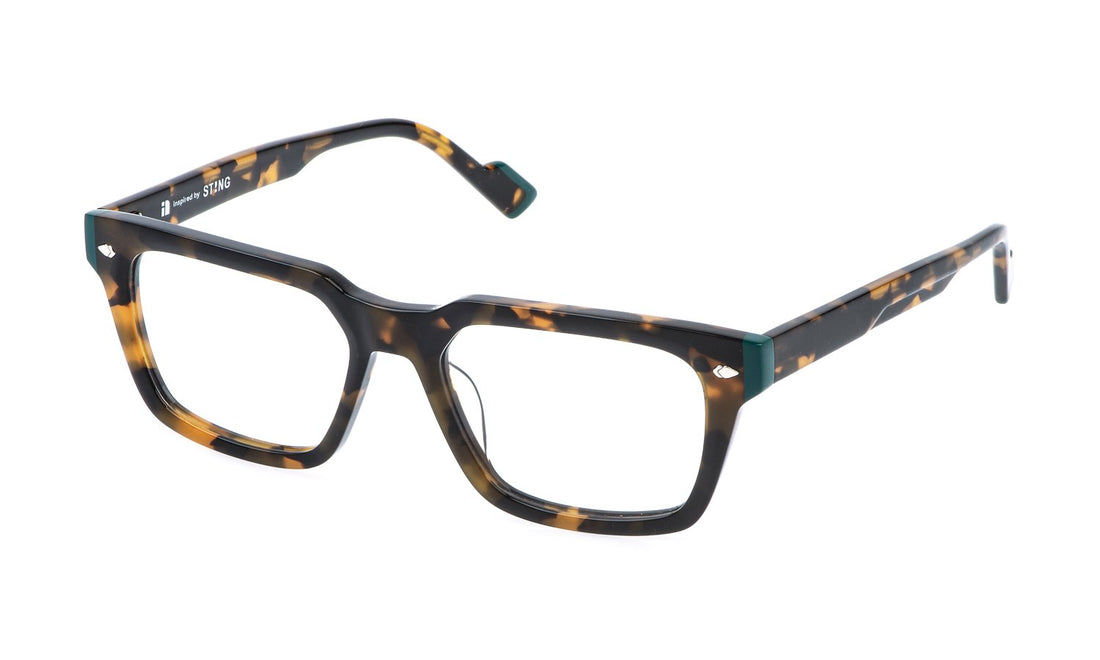 Occhiali da vista sting ust547 829p havana square masculino taglia 54mm - Vista principale