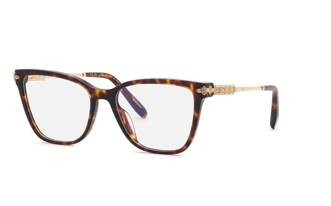 Occhiali da vista chopard vch421s 0909 havana square femenino taglia 55mm - Vista principale
