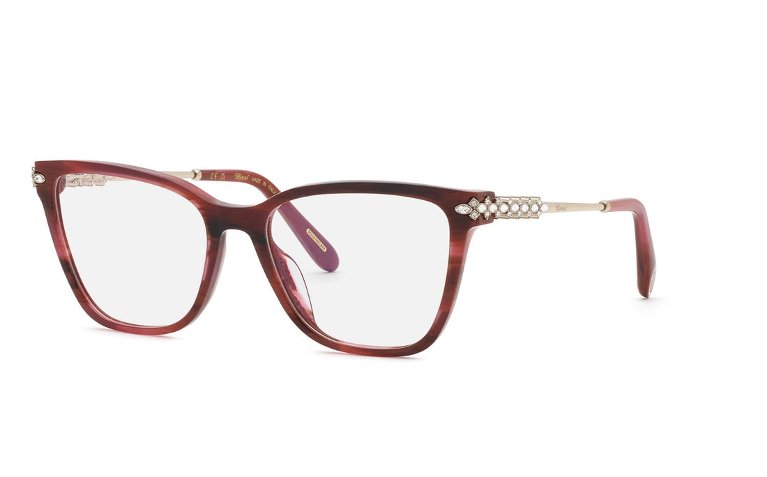 Occhiali da vista chopard vch421s 0933 rojo square femenino taglia 55mm - Vista principale