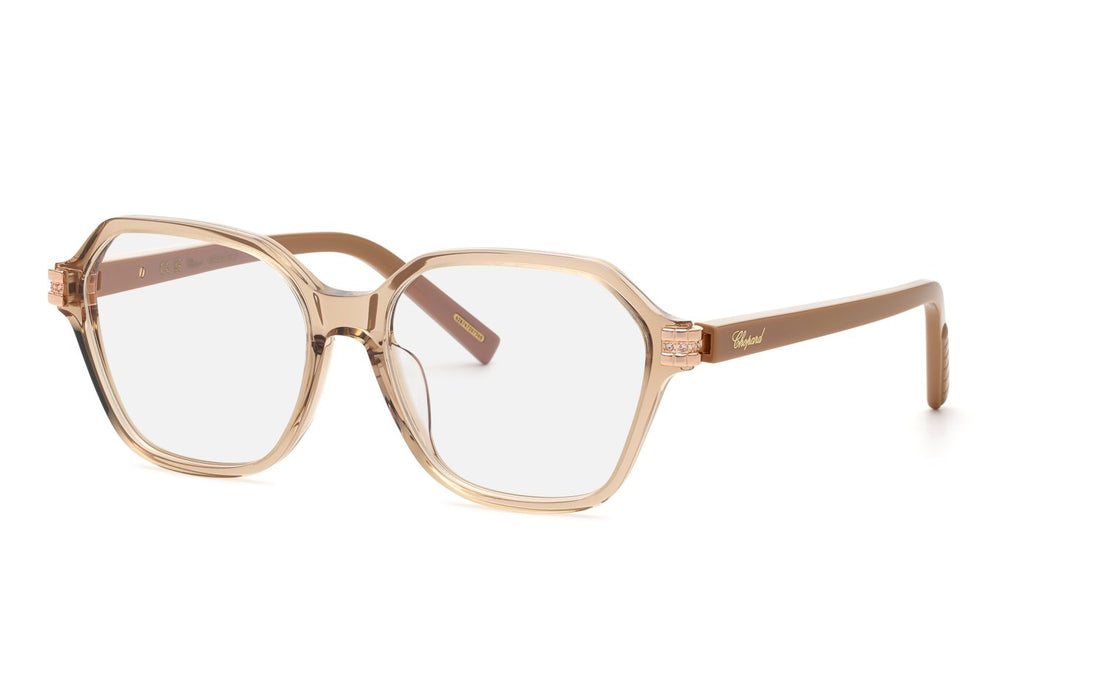 Occhiali da vista chopard vch429s 0nud beige square femenino taglia 55mm - Vista principale