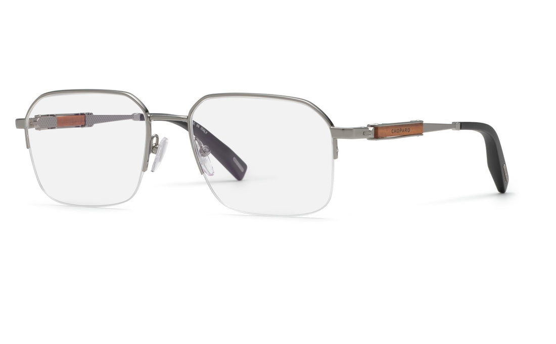 Occhiali da vista chopard vchl51 0509 rutenio square masculino taglia 57mm - Vista principale