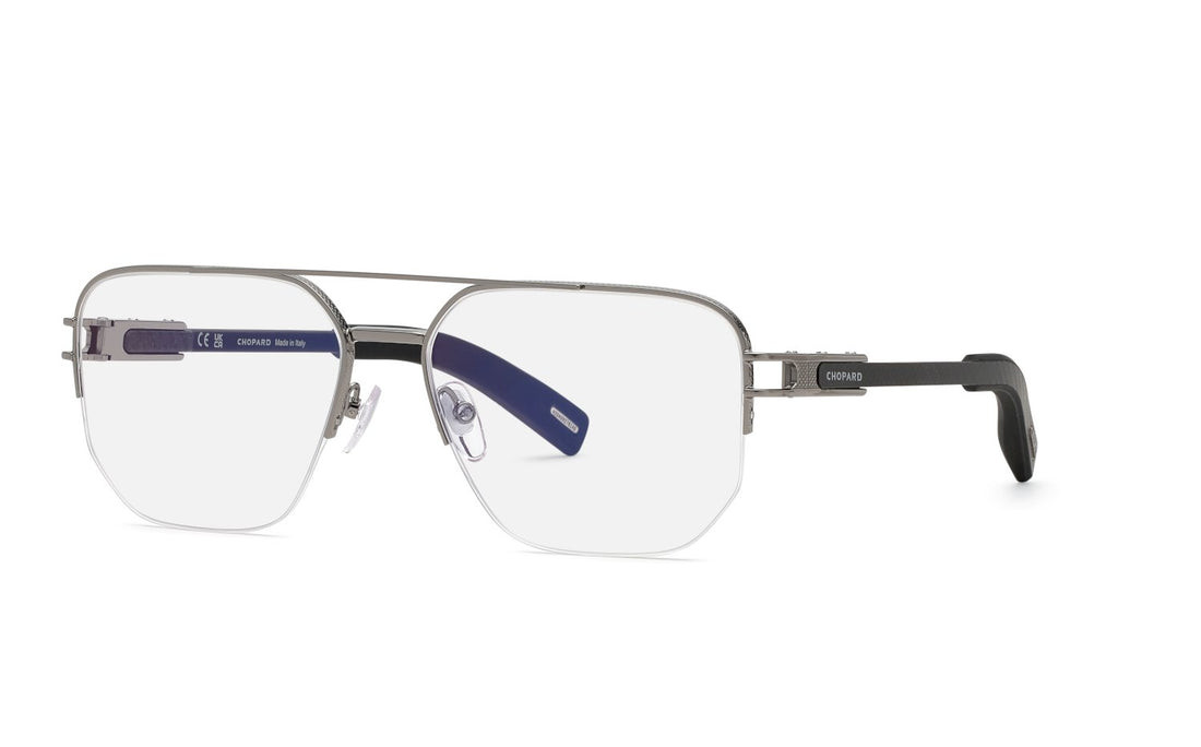 Occhiali da vista chopard vchm10 0509 plateado geometric masculino taglia 59mm - Vista principale