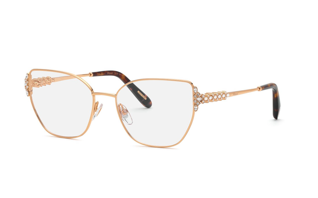 Occhiali da vista chopard vchm17s 08fc dorado geometric femenino taglia 54mm - Vista principale