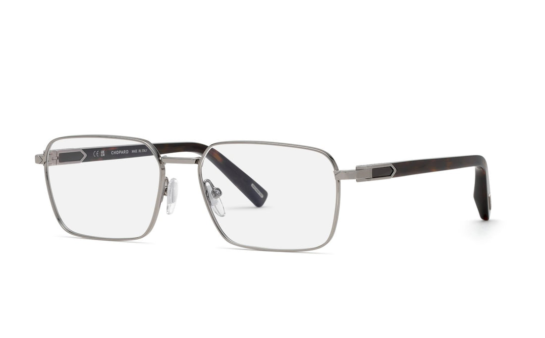 Occhiali da vista chopard vchm36 0509 plateado square masculino taglia 57mm - Vista principale