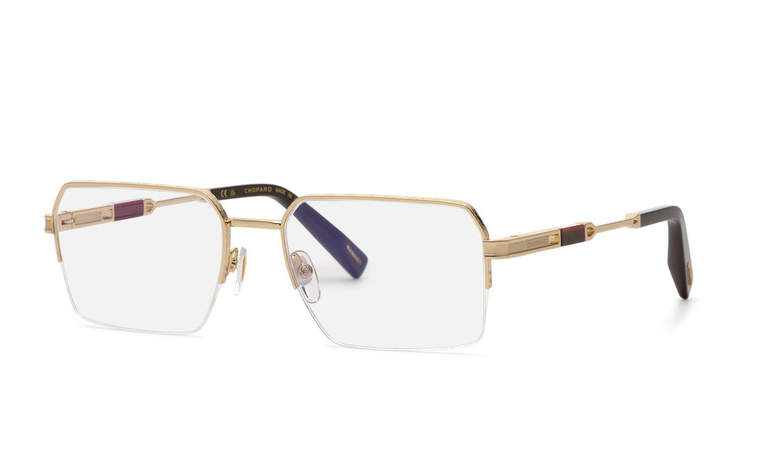 Occhiali da vista chopard vchm37 0349 dorado square masculino taglia 57mm - Vista principale