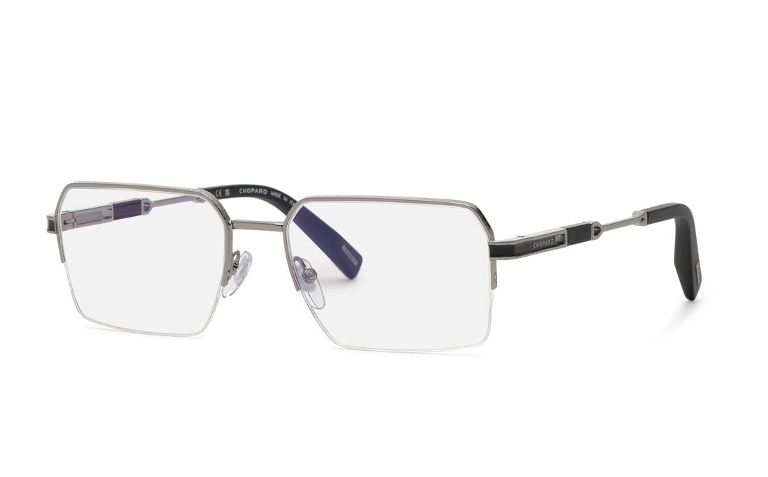 Occhiali da vista chopard vchm37 0508 plateado square masculino taglia 57mm - Vista principale