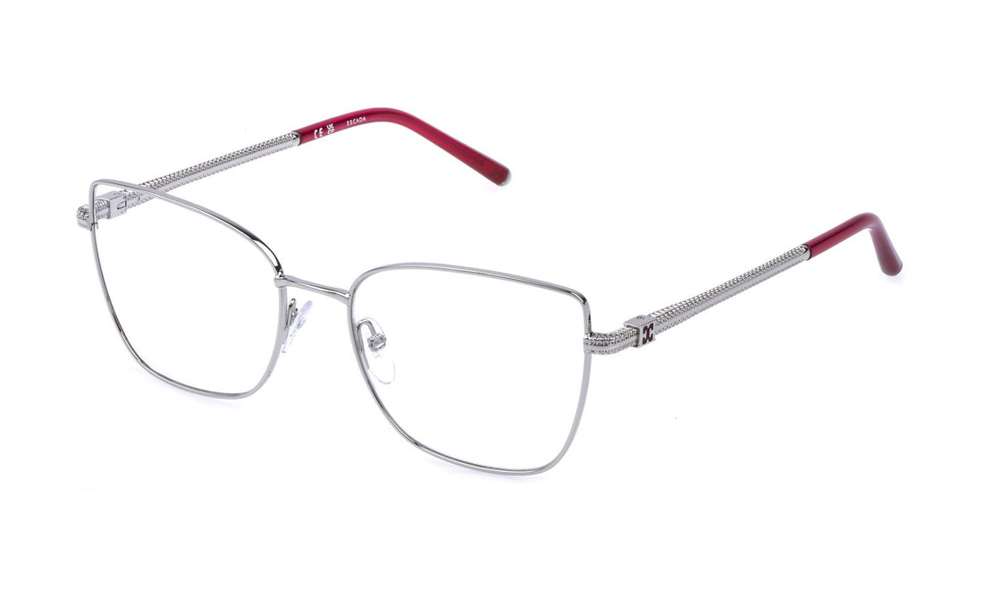 Occhiali da vista escada vesf85 0579 plateado square femenino taglia 55mm - Vista principale