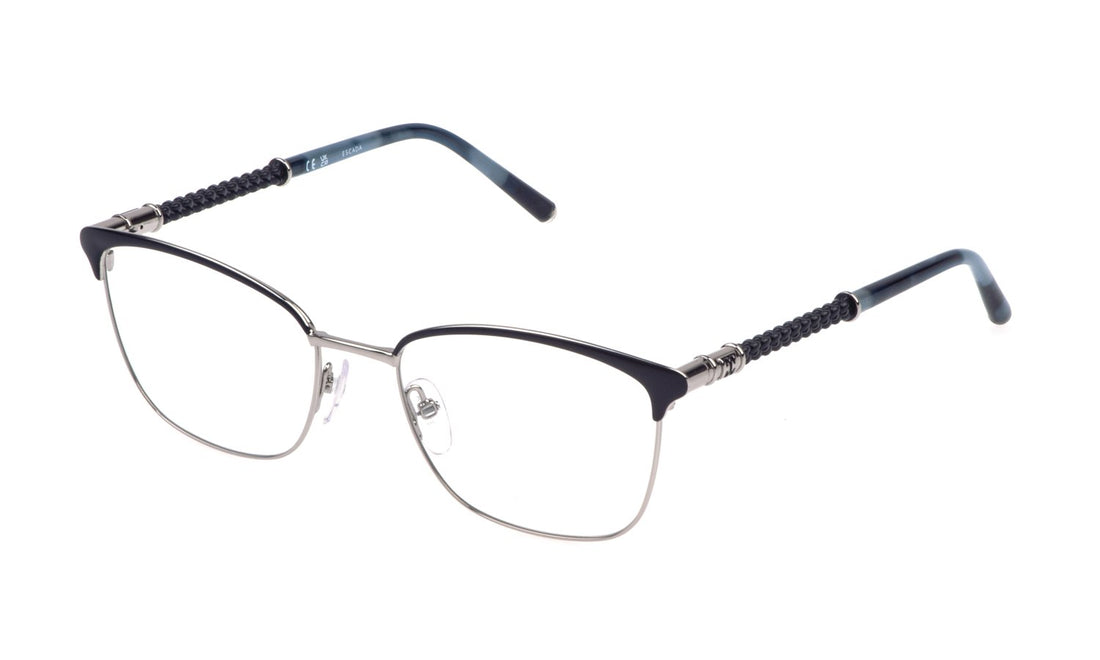 Occhiali da vista escada vesg31 0f94 plateado square femenino taglia 53mm - Vista principale