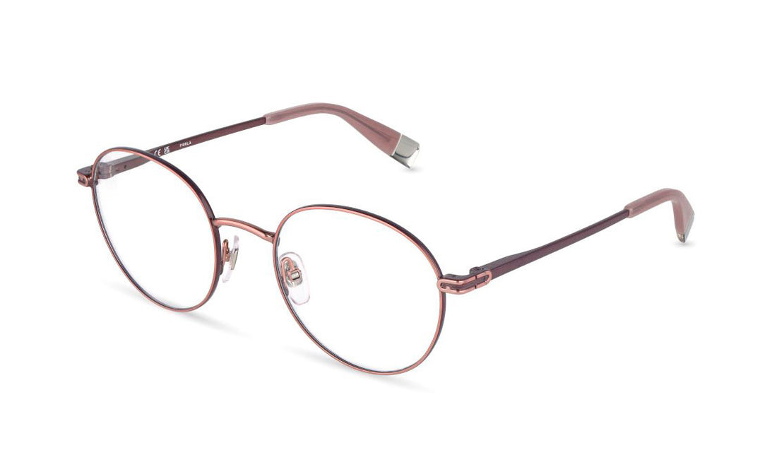 Brillen furla vfua99 0496 rosa pantos femenino maat 52mm - Hoofdaanzicht