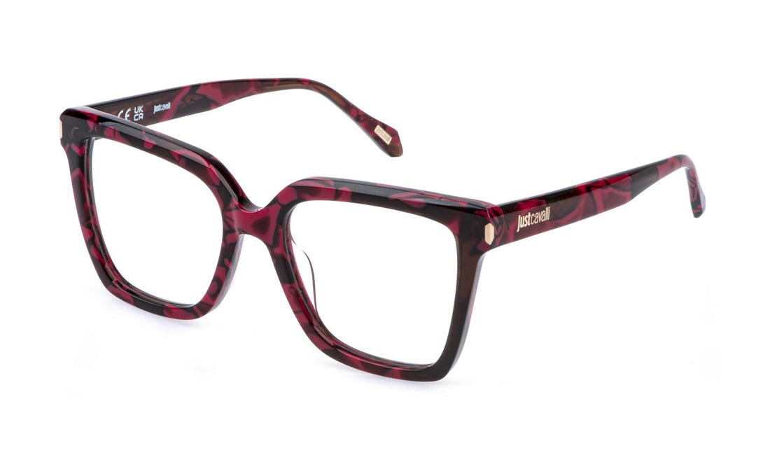 Occhiali da vista just cavalli vjc139 0ahl havana square femenino taglia 52mm - Vista principale