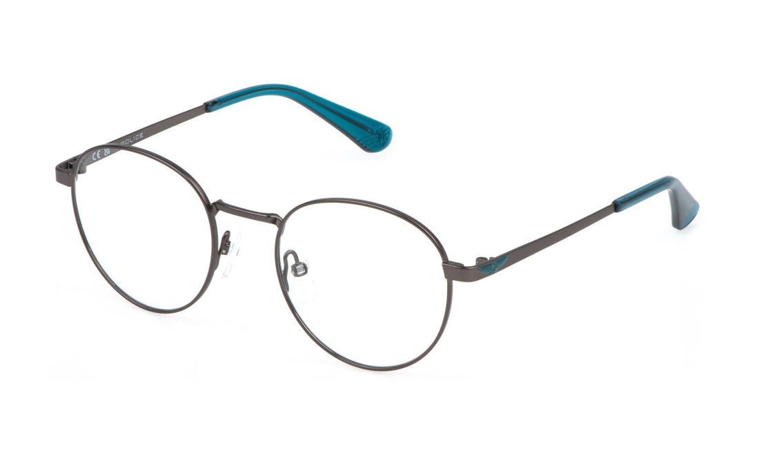 Occhiali da vista police vk581 0627 plateado rounded infantil taglia 48mm - Vista principale