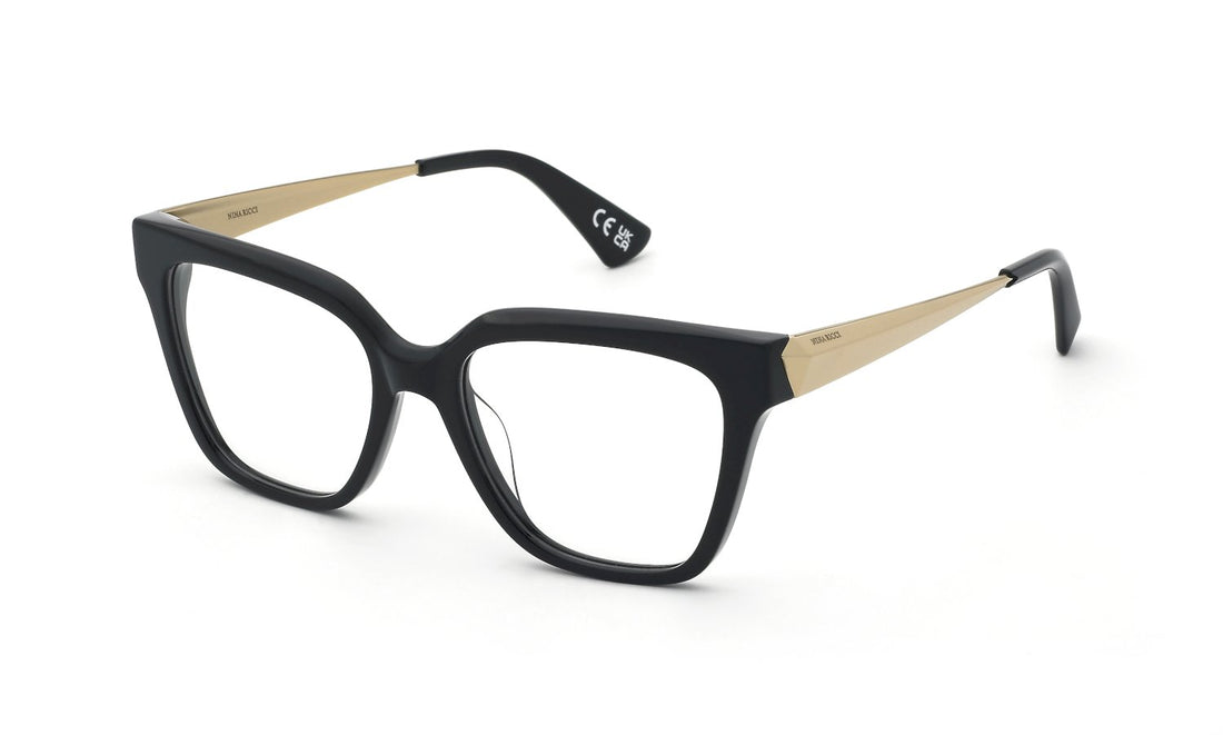 Occhiali da vista nina ricci vnr476 0700 negro square femenino taglia 51mm - Vista principale