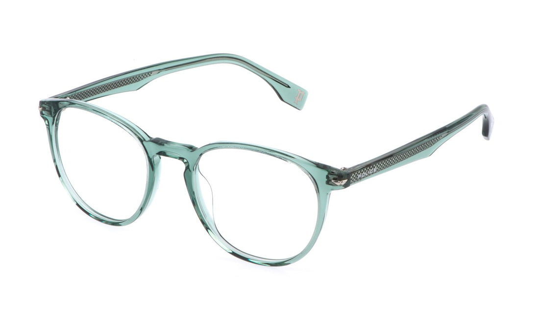Occhiali da vista police vplg72e 0g61 verde pantos masculino taglia 50mm - Vista principale