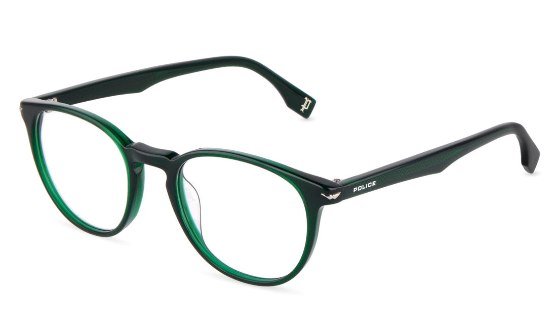 Lunettes de vue police vplg72e 06w5 verde pantos masculino taille 50mm - Vue principale