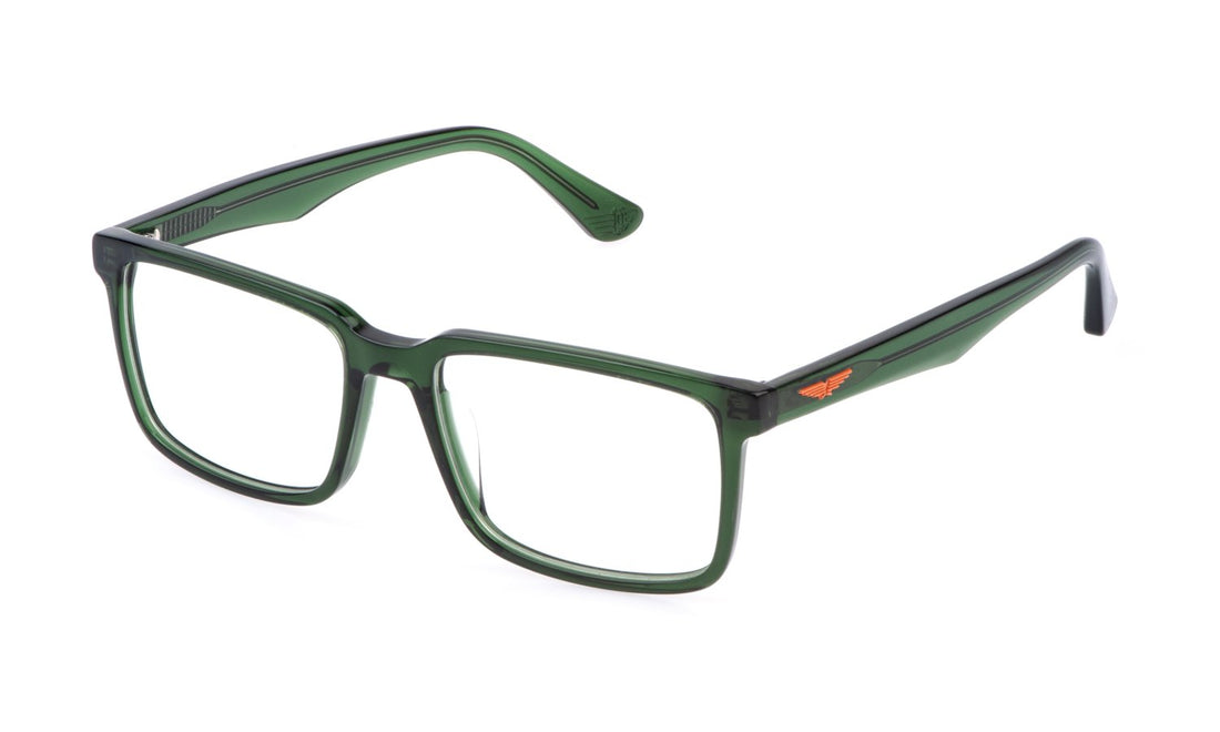 Brillen police vpln17 0g61 verde square masculino größe 54mm - Hauptansicht