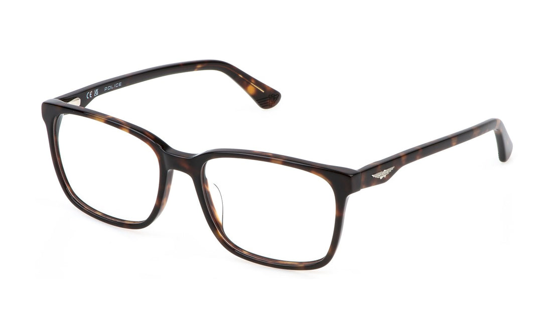 Occhiali da vista police vpln81 04bl havana square masculino taglia 55mm - Vista principale