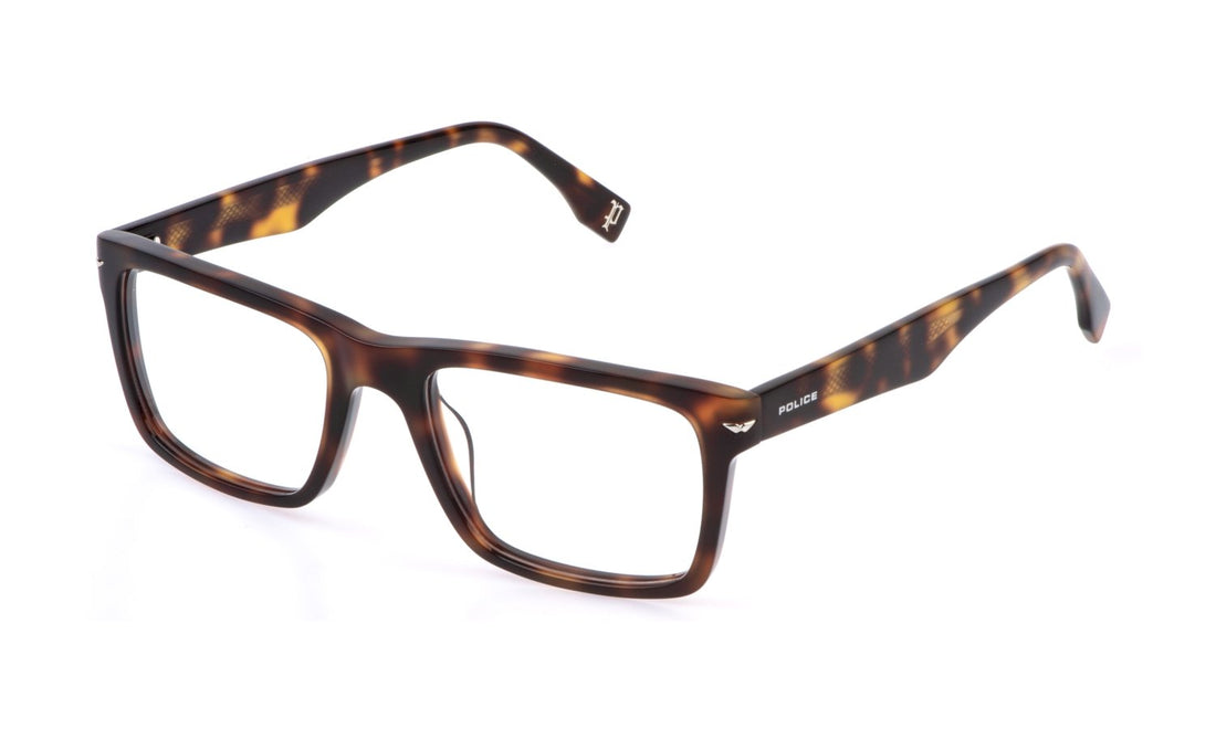 Occhiali da vista police vplq64 09jc havana square masculino taglia 52mm - Vista principale