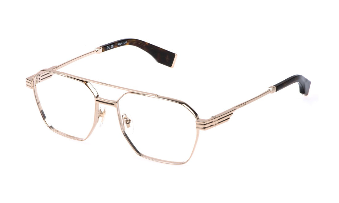 Brillen police vplq76 0300 dorado square masculino größe 58mm - Hauptansicht