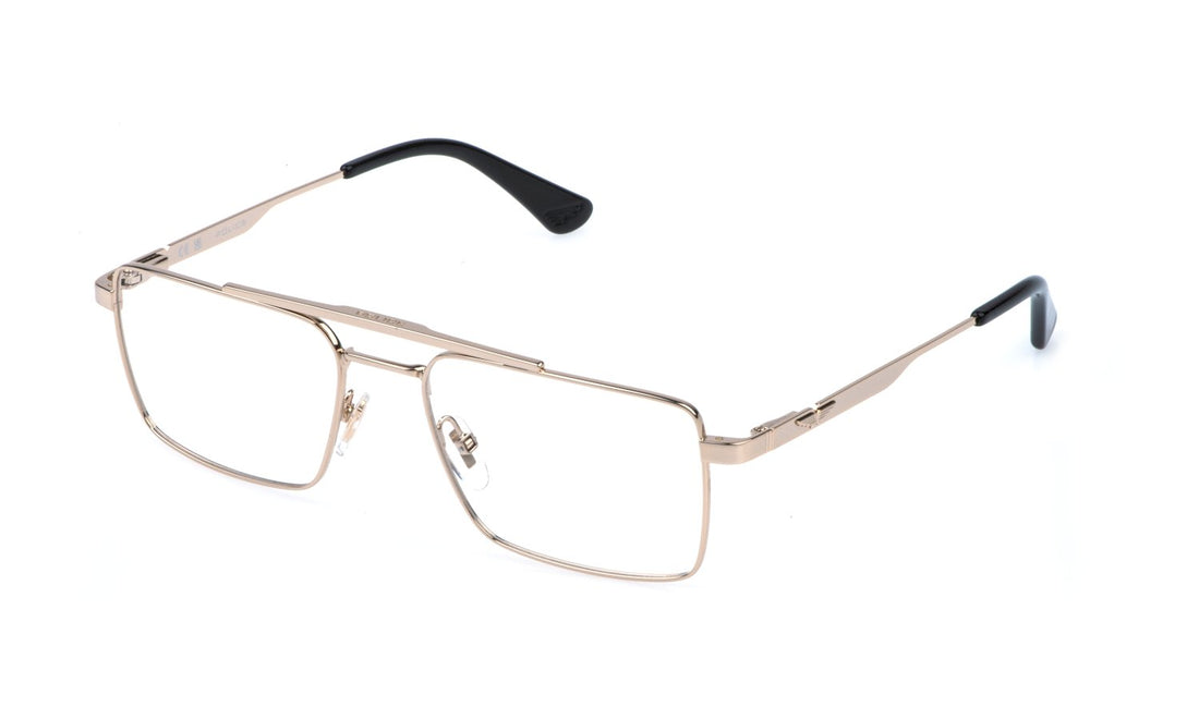 Occhiali da vista police vplr61 0300 dorado square masculino taglia 55mm - Vista principale