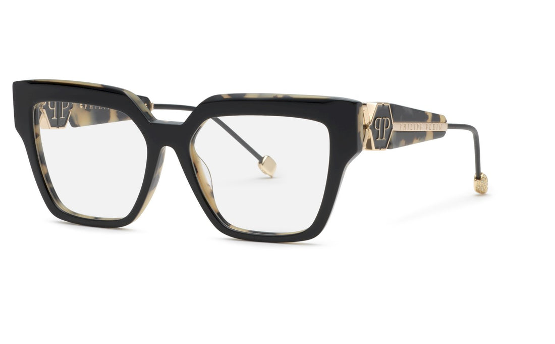 Gafas graduadas philipp plein vpp165s 09ba negro square femenino talla 55mm - Vista principal