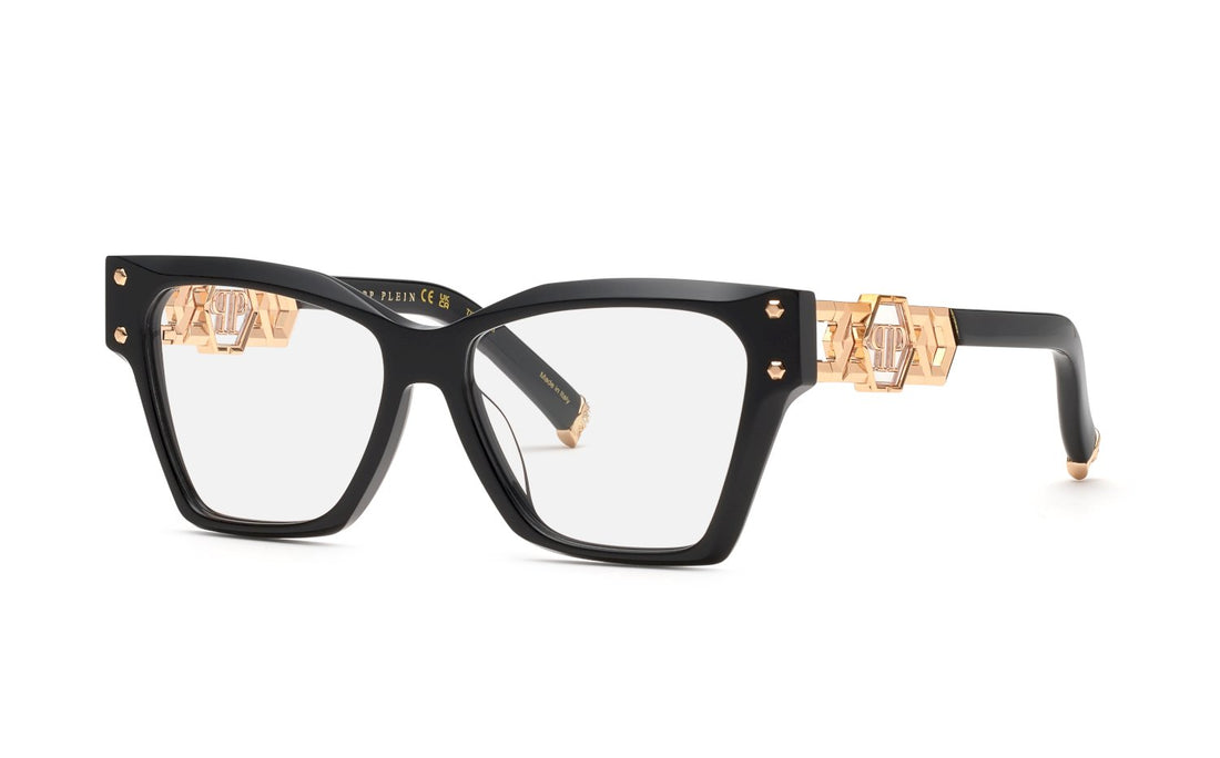 Gafas graduadas philipp plein vpp189s 0700 negro square femenino talla 55mm - Vista principal