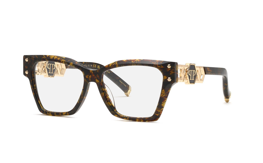Gafas graduadas philipp plein vpp189s 09fp havana square femenino talla 55mm - Vista principal